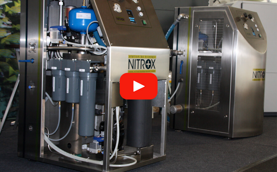 Nitrox membrane compact system on InterDive Fair 2013 Friedrichshafen